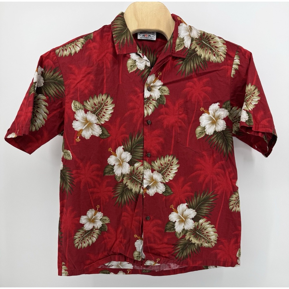 Vintage Pacific Legend Hawaiian Shirt Men's Size XL Floral Aloha USA Made